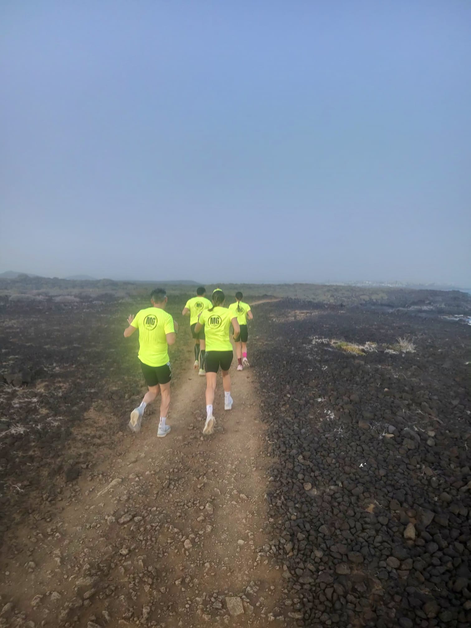 Running fronte mare sul lungomare di Tenerife